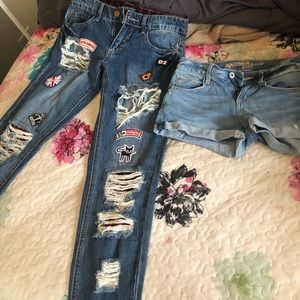 Jeans a shorts !